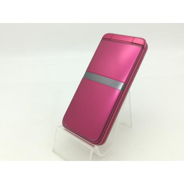 中古】KYOCERA docomo 【SIMフリー】 DIGNOケータイ レッド KY-42C