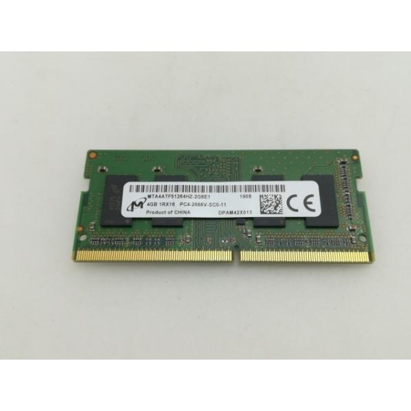 ■分類：メモリー■ランク：中古■メーカー：260PIN■製造番号：micron■備考：micron 付属品：本体のみ■保証期間：１週間■注意事項：お客様のモニター発色の具合によって、実際の商品と色合いが異なる場合があります。