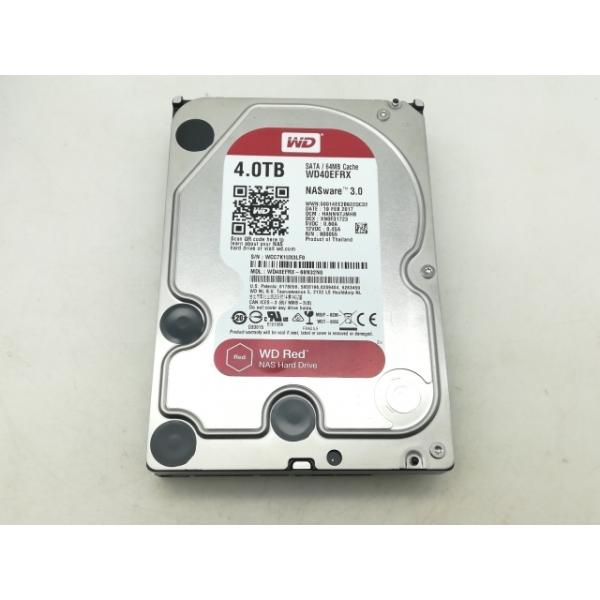 【中古】WD Red WD40EFRX SATA3.0 5400rpm 64MB 中古】W.D. WD40EFRX WD Red 4TB/5400rpm/64MB/6Gbps【大須】保証期間