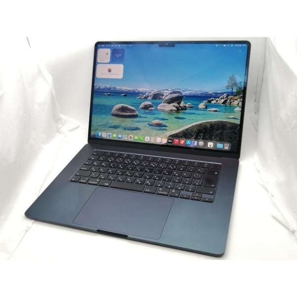 【中古】Apple MacBook Air 15インチ CTO (M3,2024) ミッドナイト M3(CPU:8C/GPU:10C)/16G/512G【大須2】保証期間１ヶ月【ランクB】