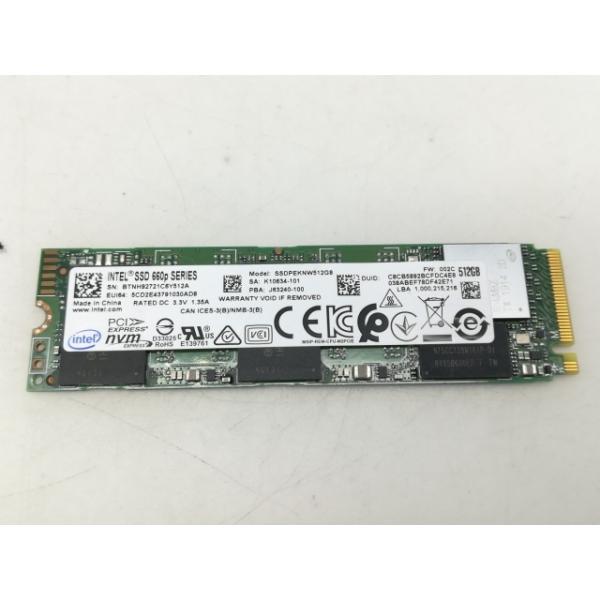 中古】各社 512GB SSD (M.2 2280/PCIe3.0 NVMe)【大須】保証期間1週間