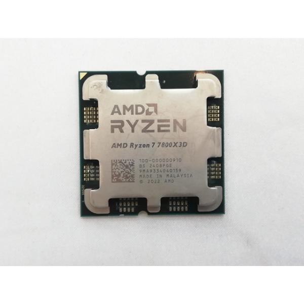 【新品未使用】AMD Ryzen7 7800X3D【即日発送】 AMD AMD Ryzen7 7800X3D W/O Cooler (8C/16T 4.2Ghz 120W) 100
