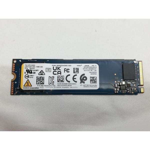 ■分類：SSD■ランク：中古■メーカー：各社■製造番号：82IC62ENEXL5■備考：KIOXIA KBG50ZNV256G BG5■保証期間：１週間■注意事項：お客様のモニター発色の具合によって、実際の商品と色合いが異なる場合があります。
