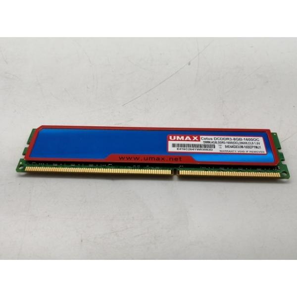 ■分類：メモリー■ランク：中古■メーカー：DDR3■製造番号：UM 052D 052E■備考：※複数在庫の商品の為、画像はイメージです。 [UMAX] 付属品：本体のみ■保証期間：１週間■注意事項：お客様のモニター発色の具合によって、実際の...