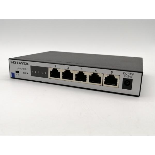 I-O DATA 2.5Gスイッチングハブ 5ポート ETQG-ESH05 中古 中古】I-O DATA ETQG-ESH05 2.5Gbps対応 5ポートスイッチングハブ