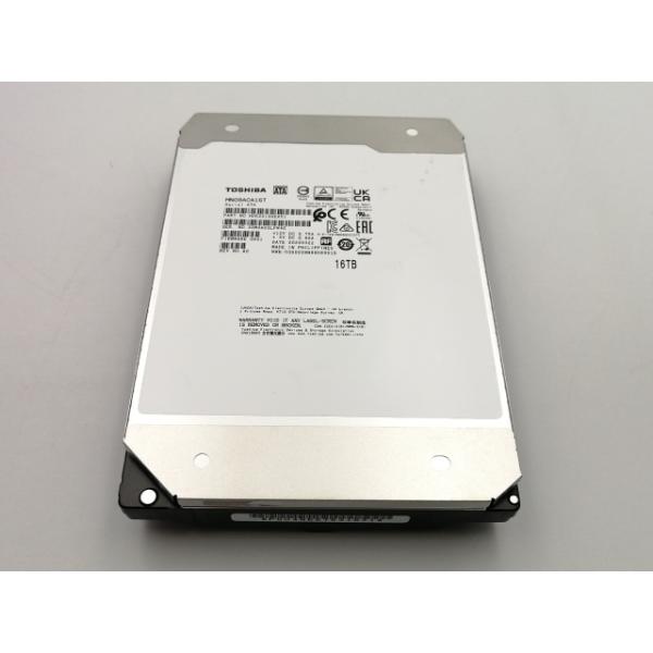 中古 TOSHIBA MN08ACA16T 16TB HDD 中古】TOSHIBA MN08ACA16T 16TB/7200rpm/512MB/6Gbps【ECセンター
