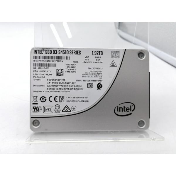 中古　Intel D3-S4510 960GB SSD 二台セット 中古 Intel D3-S4510 960GB SSD 二台セット 中古】Intel SSD D3