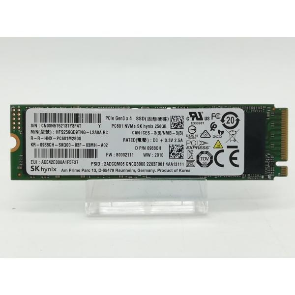 ■分類：SSD■ランク：中古■メーカー：各社■製造番号：CN03N5152137Y3F4T■備考：SK hynix PC601 HFS256GD9TNG-L2A0A 付属品：本体のみ■保証期間：１週間■注意事項：お客様のモニター発色の具合に...