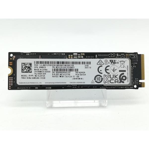 ■分類：SSD■ランク：中古■メーカー：各社■製造番号：S65RNX0RA01707■備考：SAMSUNG　PM9A1　MZVL2512HCJQ-00BD1 付属品：本体のみ■保証期間：１週間■注意事項：お客様のモニター発色の具合によって、...