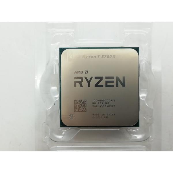 AMD Ryzen 7 5700X CPU 本体のみ　中古　AM4 中古】AMD Ryzen 7 5700X (3.4GHz/TC:4.6GHz) BOX AM4/8C/16T/L3 32MB