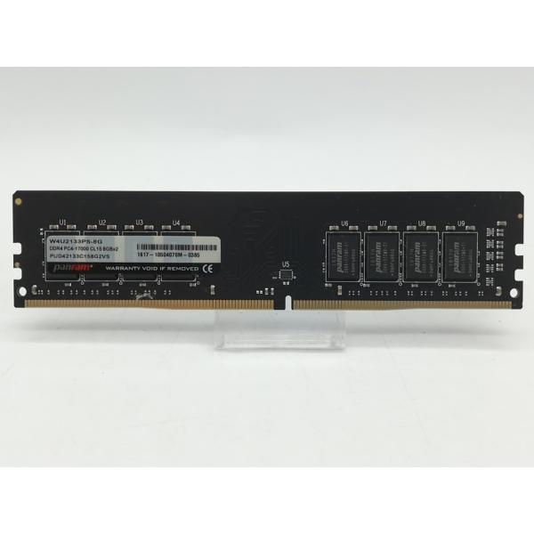 ■分類：メモリー■ランク：中古■メーカー：DDR4■製造番号：panram 0385 0384■備考：panram 両面計16枚 付属品：本体のみ■保証期間：１週間■注意事項：お客様のモニター発色の具合によって、実際の商品と色合いが異なる場...