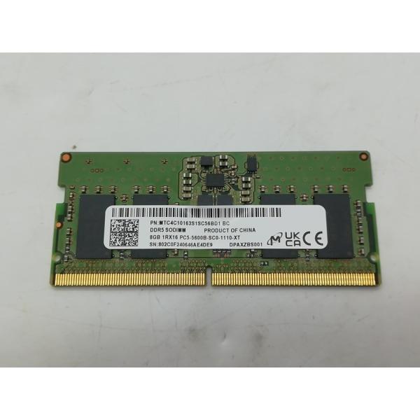 中古】262PIN SODIMM 8GB DDR5-5600(PC5-44800)【ノートPC用】【秋葉2