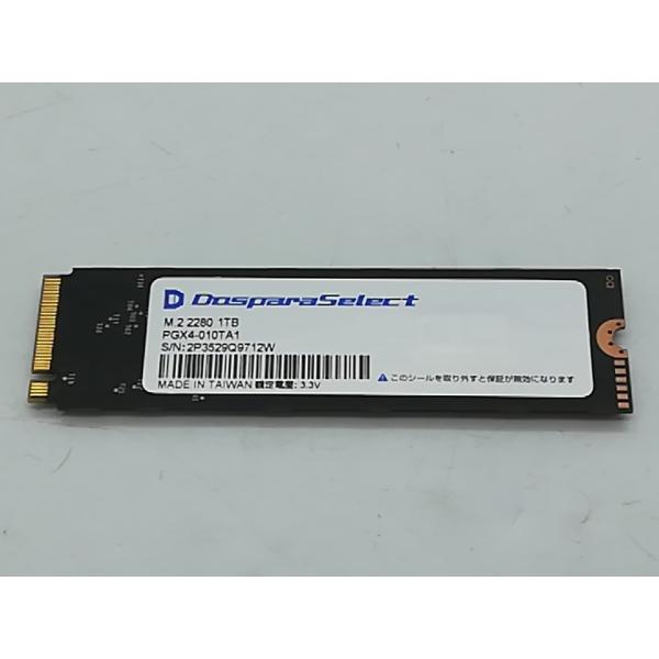 ■分類：SSD■ランク：中古■メーカー：各社■製造番号：2P3529Q9712W■備考：ドスパラセレクト PGX4-010TA1付属品：本体のみ■保証期間：１週間■注意事項：お客様のモニター発色の具合によって、実際の商品と色合いが異なる場合...