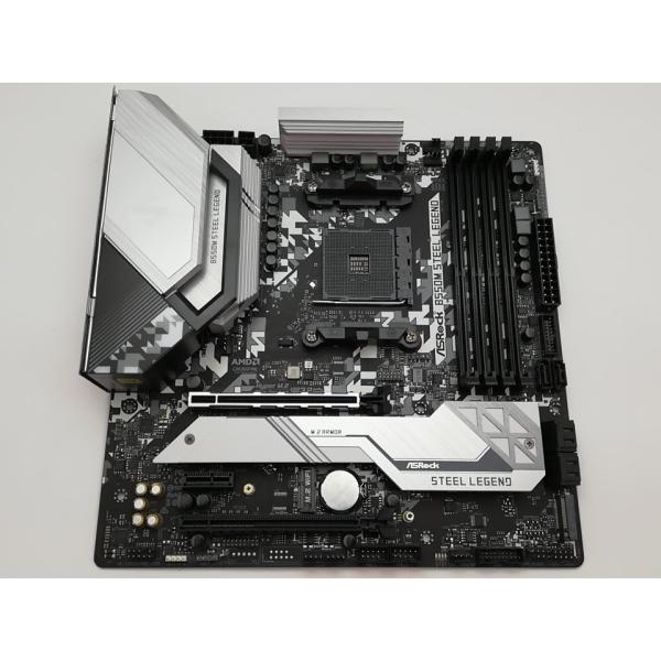中古】ASRock B550M Steel Legend B550/AM4/2.5GbitLAN/MicroATX【秋葉