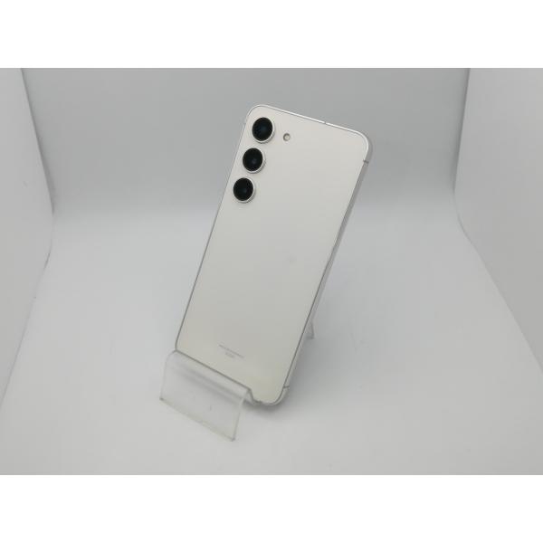 中古】SAMSUNG au 【SIMフリー】 Galaxy S23 クリーム 8GB 256GB SCG19