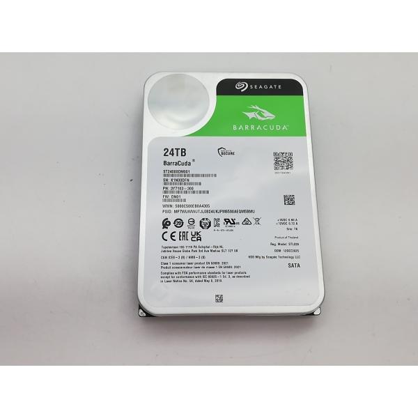 新品未使用 24TB HDD Seagate ST24000DM001 中古】Seagate ST24000DM001 BarraCuda 24TB/512MB/7200rpm/6Gbps