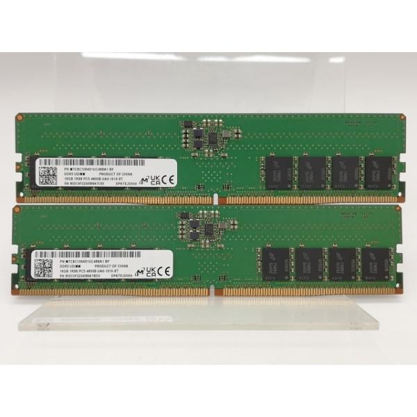 中古】DDR5 16GB 2枚組（合計32GB） DDR5-4800(PC5-38400
