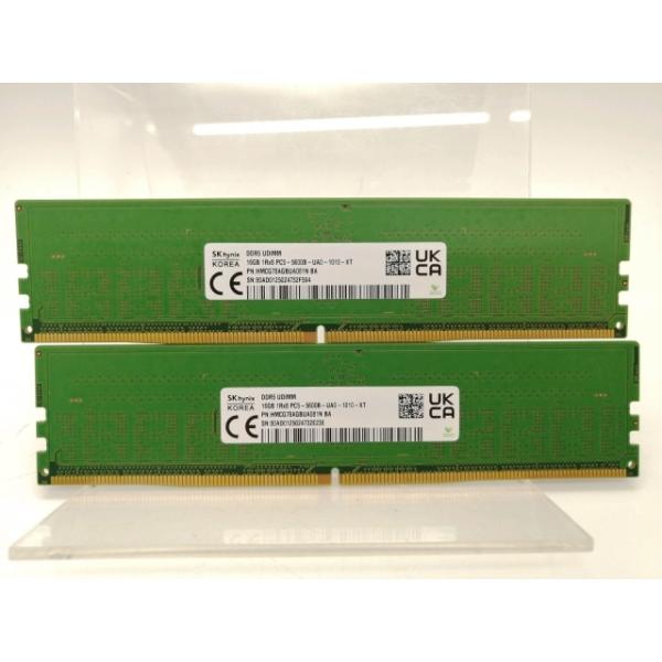 中古】DDR5 16GB 2枚組（合計32GB） DDR5-5600(PC5-44800