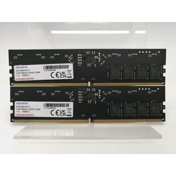 中古】DDR5 16GB 2枚組（合計32GB） DDR5-4800(PC5-38400
