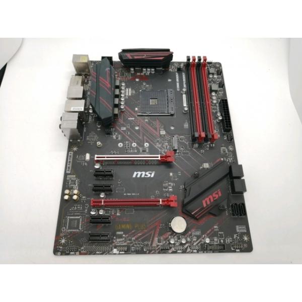 【中古】MSI B450 GAMING PLUS B450/AM4/ATX【秋葉2号】保証期間１週間