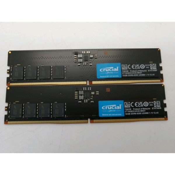 中古】DDR5 16GB 2枚組（合計32GB） DDR5-5200(PC5-41600