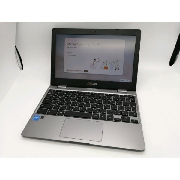 中古】ASUS Chromebook C223NA C223NA-GJ0018 グレー 【Celeron N3350