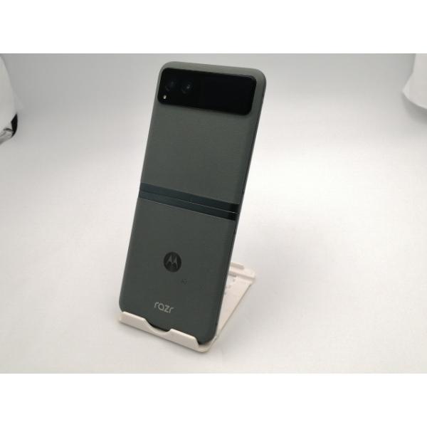 中古】MOTOROLA 国内版 【SIMフリー】 motorola razr 40 セージ