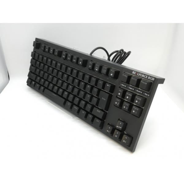 中古】東プレ REALFORCE RGB TKL R2TLA-JP4G-BK [日本語配列/45g