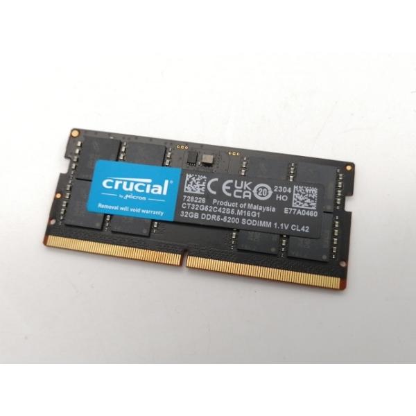 中古】262PIN SODIMM 32GB DDR5-5200(PC5-41600)【ノートPC用】【大須