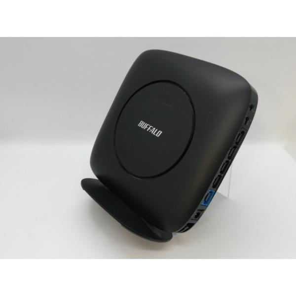 【中古】BUFFALO AirStation WSR-3200AX4S/NBK ブラック Wi-Fi6(11ax)対応無線LANルーター/2020年10月【京都】保証期間１週間