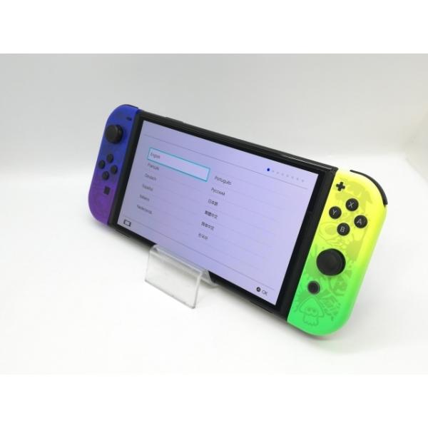 Nintendo Switch 本体 中古 中古】Nintendo Switch 本体 (有機ELモデル) HEG-S-KCAAA スプラ