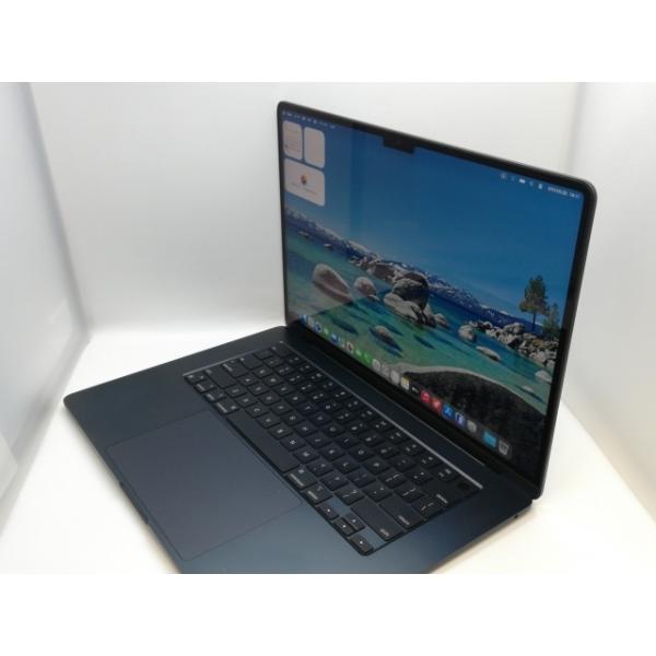 【中古】Apple MacBook Air 15インチ CTO (M3,2024) ミッドナイト M3(CPU:8C/GPU:10C)/16G/256G【京都】保証期間１ヶ月【ランクB】
