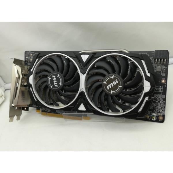 中古動作品 MSI RX580 8GB MSI Radeon RX580 ARMOR 8G OC J Graphics Card VD7266 Tested