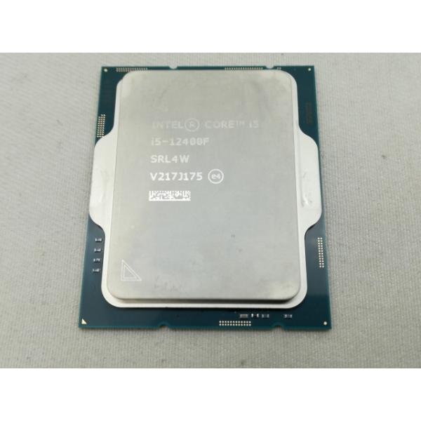 新品未使用 Intel I5-12400f Cpu プロセッサ (box無) Intel 〔中古〕インテル® Core™ i5-12400F プロセッサー BOX