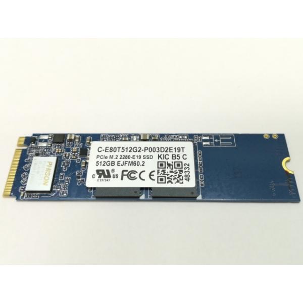 ■分類：SSD■ランク：中古■メーカー：各社■製造番号：48332■備考：メーカー：PHISON 型番：C-E80T512G2-P003D2E19T 付属品：本体のみ■保証期間：１週間■注意事項：お客様のモニター発色の具合によって、実際の商...