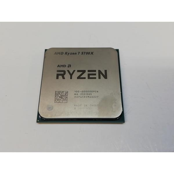 【中古品】AMD Ryzen 7 5700X bulk 中古】AMD Ryzen 7 5700X (3.4GHz/TC:4.6GHz) bulk AM4/8C/16T/L3 32MB