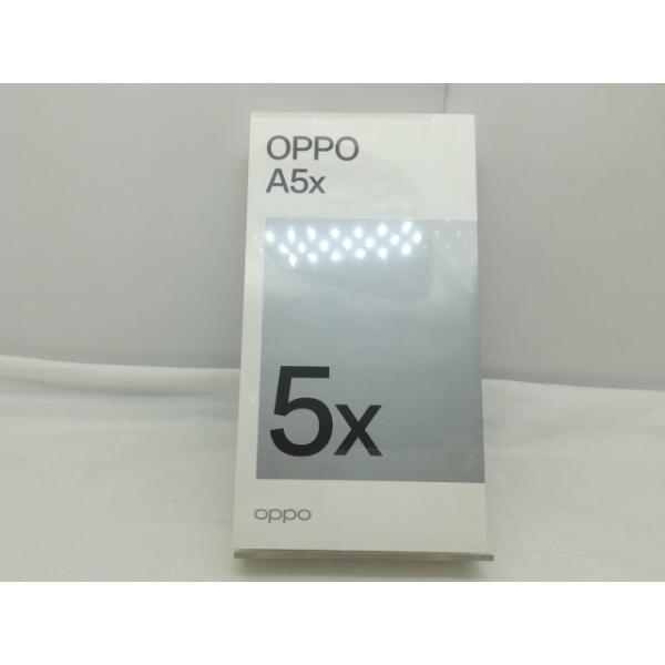 未使用】Oppo 国内版 【SIMフリー】 OPPO A5x 4GB 128GB ホワイト