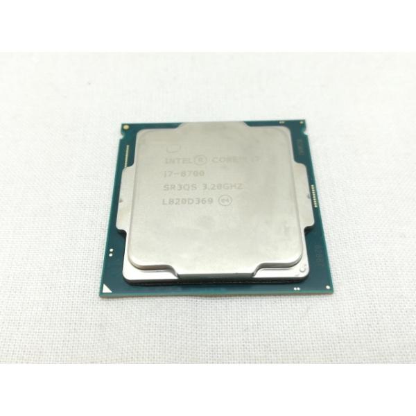Intel Core i7-8700 LGA1151（中古） 中古】Intel Core i7-8700 (3.2GHz/TB:4.6GHz) bulk LGA1151/6C/12T/L3