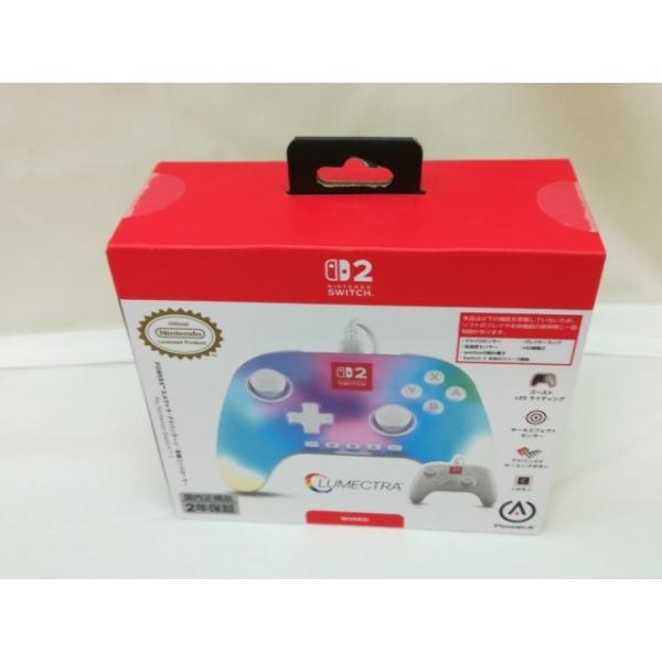 【未使用】PowerA PowerA ルメクトラ・アドバンテージ・有線コントローラー for Nintendo Switch 2 NSGP0524JP-01 [ホワイト]【川崎】保証期間１週間