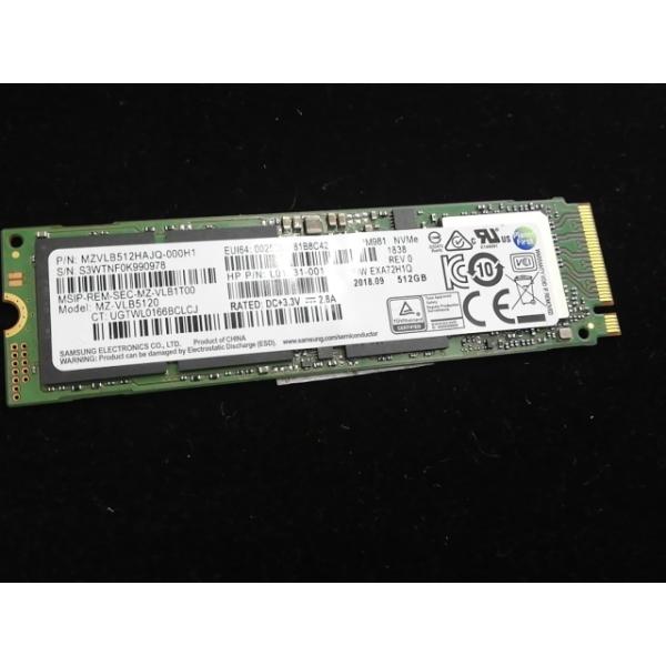 中古】各社 512GB SSD (M.2 2280/PCIe3.0 NVMe)【川崎】保証期間1週間