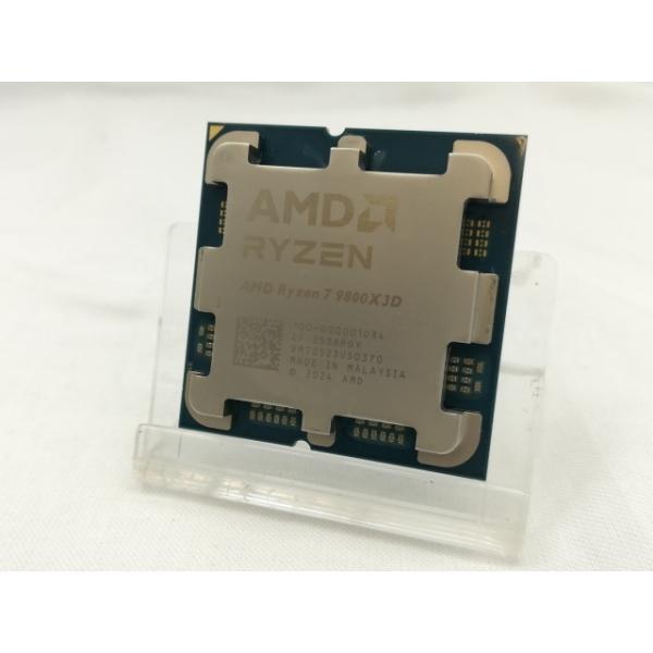 中古】AMD Ryzen 7 9800X3D (4.7GHz/TC:5.2GHz) BOX AM5/8C/16T/L3