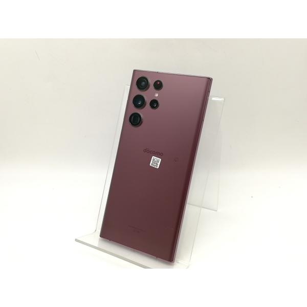 中古】SAMSUNG docomo 【SIMフリー】 Galaxy S22 Ultra バーガンディ