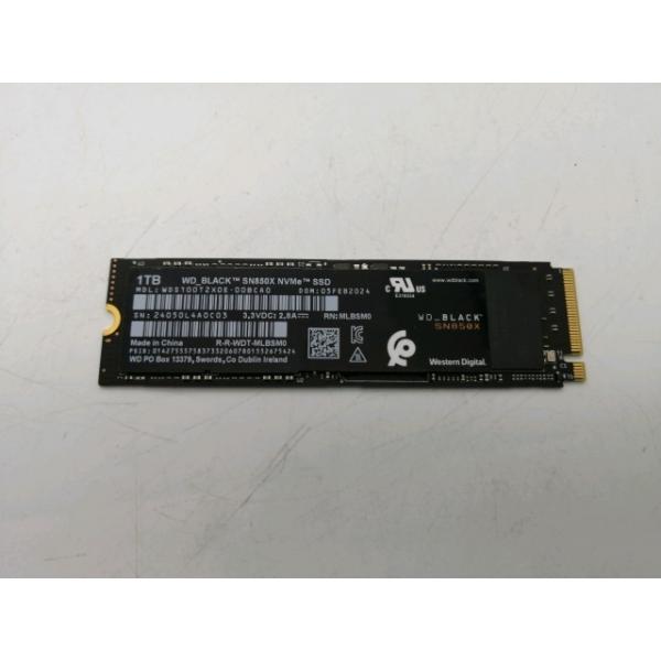 中古】W.D. WD_Black SN850X NVMe SSD WDS100T2X0E 1TB/M.2 2280(PCIe4