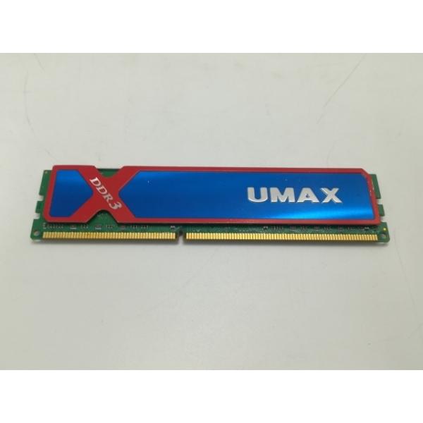 ■分類：メモリー■ランク：中古■メーカー：DDR3■備考：状態：UMAX/ヒートスプレッダ付き 付属品：本体のみ■保証期間：１週間■注意事項：お客様のモニター発色の具合によって、実際の商品と色合いが異なる場合があります。