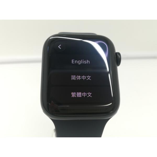 Apple Watch SE 第2世代 GPSモデル 44mm MXEK3J/A ミッドナイトスポーツバンド M/L アップルウォッチ