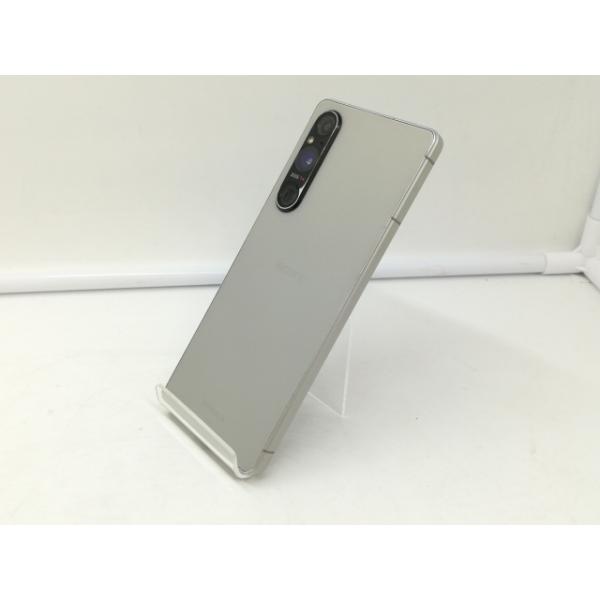 中古】SONY au 【SIMフリー】 Xperia 1 V プラチナシルバー 12GB 256GB