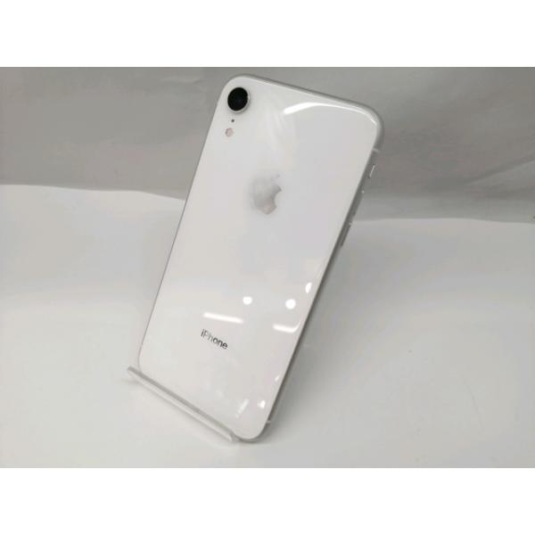 【中古】Apple docomo 【SIMロックあり】 iPhone XR 128GB ホワイト MT0J2J/A【札幌】保証期間１ヶ月【ランクB】