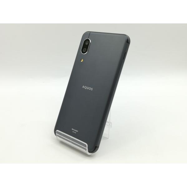中古】SHARP au 【SIMロック解除済み】 AQUOS sense3 ブラック 4GB