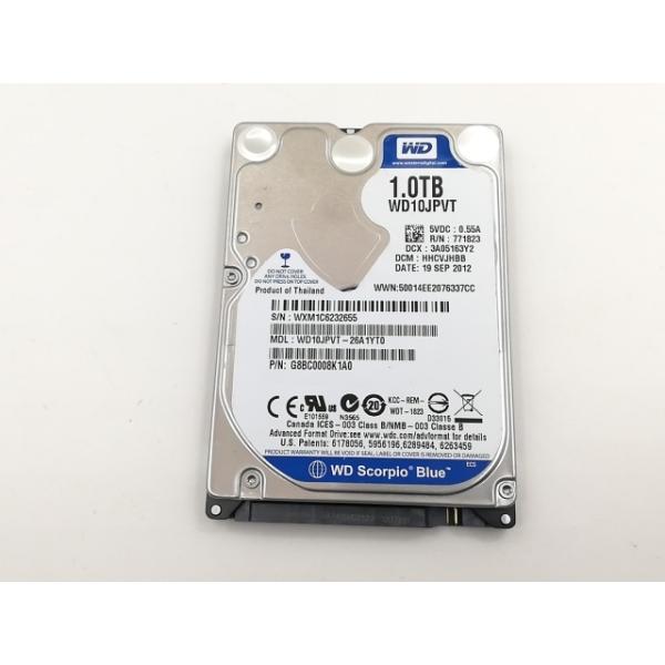 ■分類：2.5インチ 内蔵型SATA HDD■ランク：中古■メーカー：W.D.■製造番号：WXM1C6232655■保証期間：１週間■注意事項：お客様のモニター発色の具合によって、実際の商品と色合いが異なる場合があります。