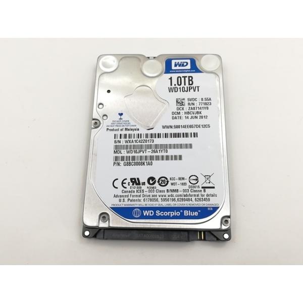 ■分類：2.5インチ 内蔵型SATA HDD■ランク：中古■メーカー：W.D.■製造番号：WXA1C42Z0173■保証期間：１週間■注意事項：お客様のモニター発色の具合によって、実際の商品と色合いが異なる場合があります。